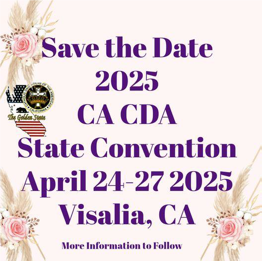 Conventions Catholic Daughters of the Americas California State Board